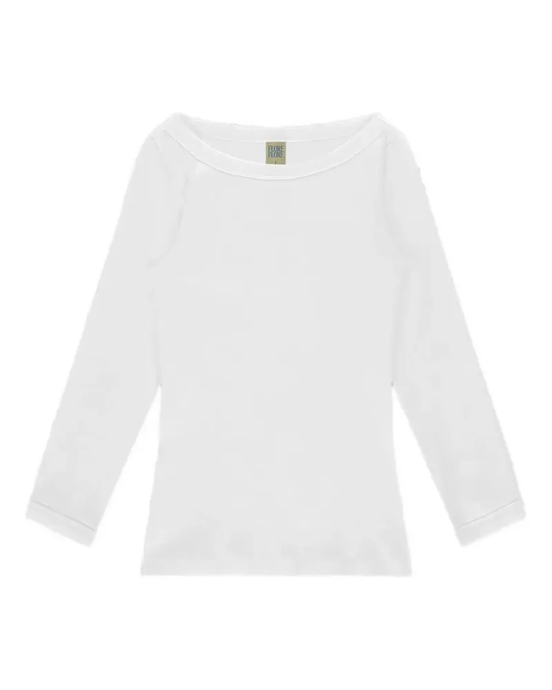 Flore Flore Steffi Langarmshirt - Weiß Weiß