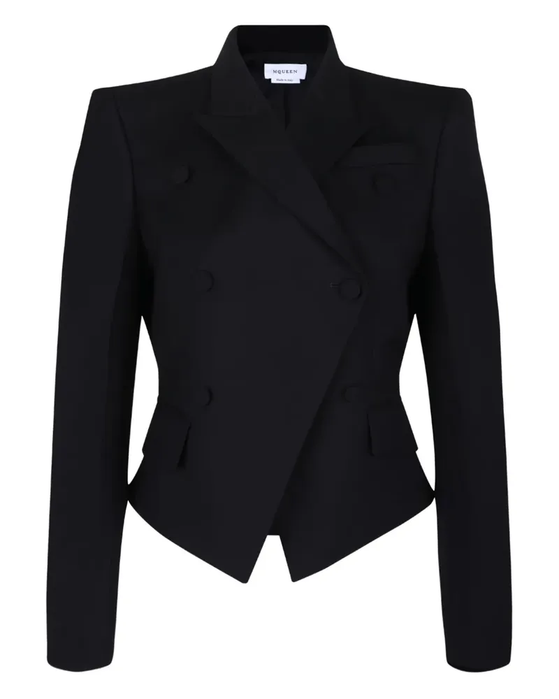 Alexander McQueen Klassisches Sakko - Schwarz Schwarz