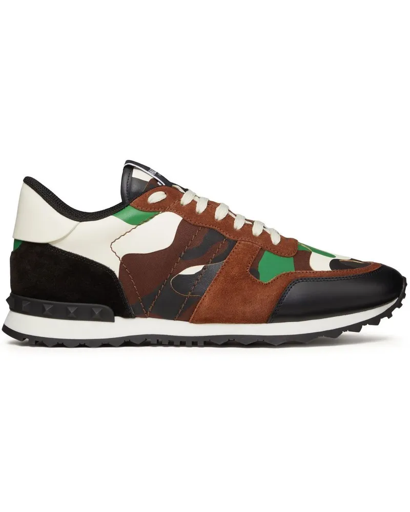 Valentino Garavani Rockrunner Camouflage Sneakers - Schwarz Schwarz