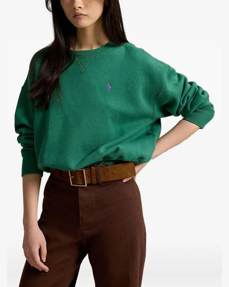 Ralph Lauren Sweatshirt mit Logo-Stickerei - Grün Grün