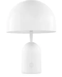 Tom Dixon Tragbare Bell LED-Tischlampe (28cm x 19cm Weiß