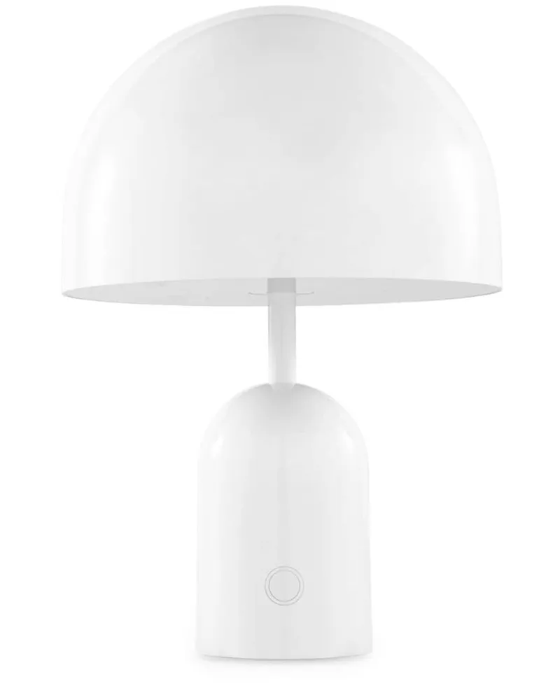 Tom Dixon Tragbare Bell LED-Tischlampe (28cm x 19cm) - Weiß Weiß