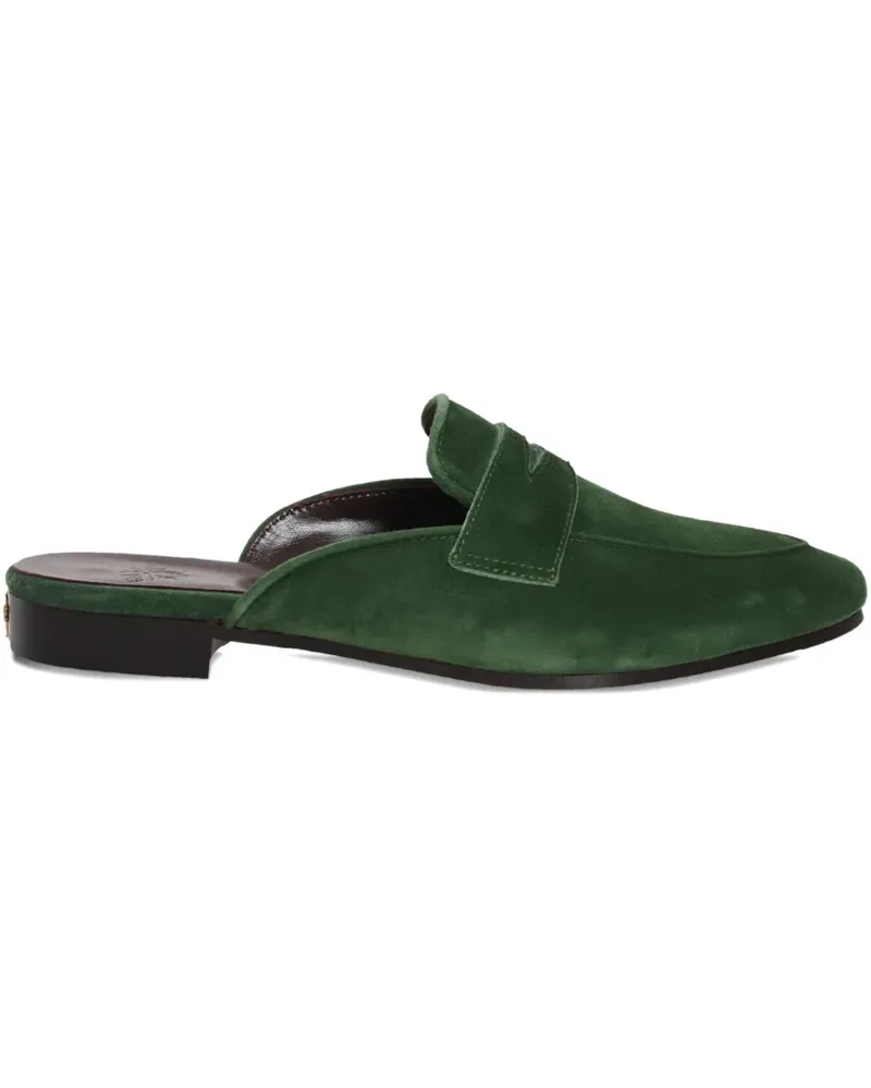 Bougeotte Mules aus Wildleder - Grün Grün