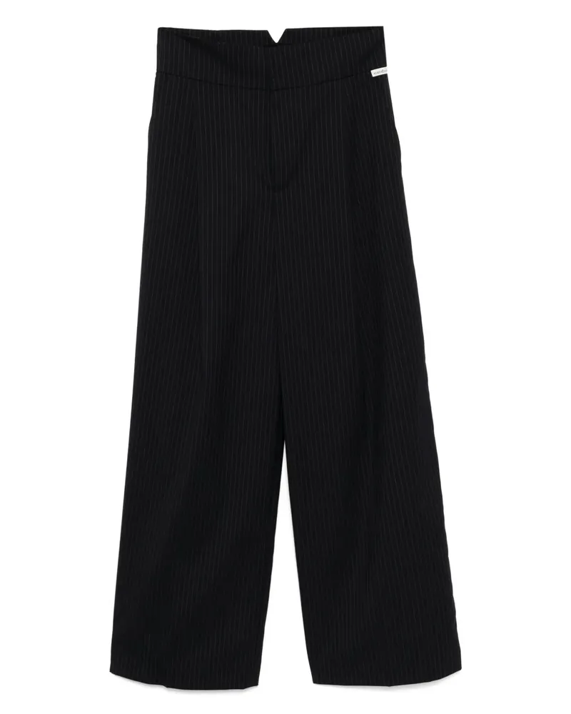 KIMHEKIM Weite Hose mit Gürtel - Blau Blau