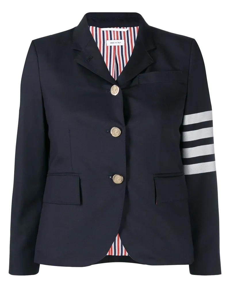 Thom Browne Gestrickter Blazer - Blau Blau