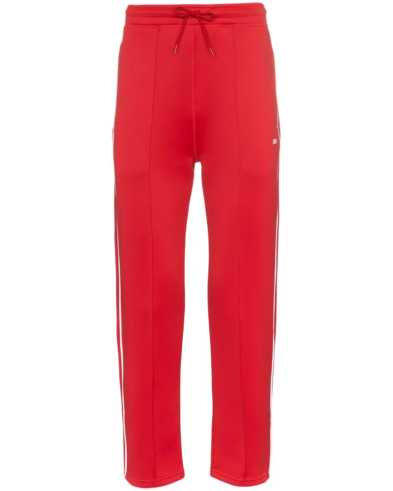 Kenzo Jogginghose mit Logo-Print - Rot Rot