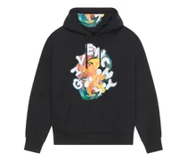 Psychedelic Hoodie - Schwarz