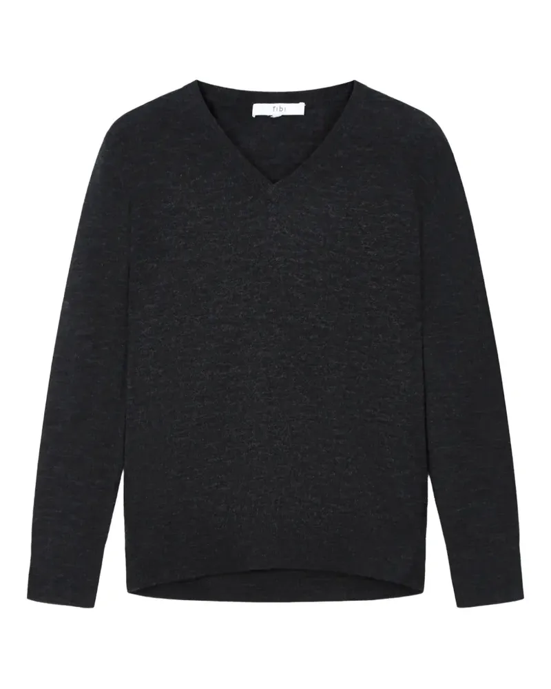 tibi Pullover mit V-Ausschnitt - Grau Grau