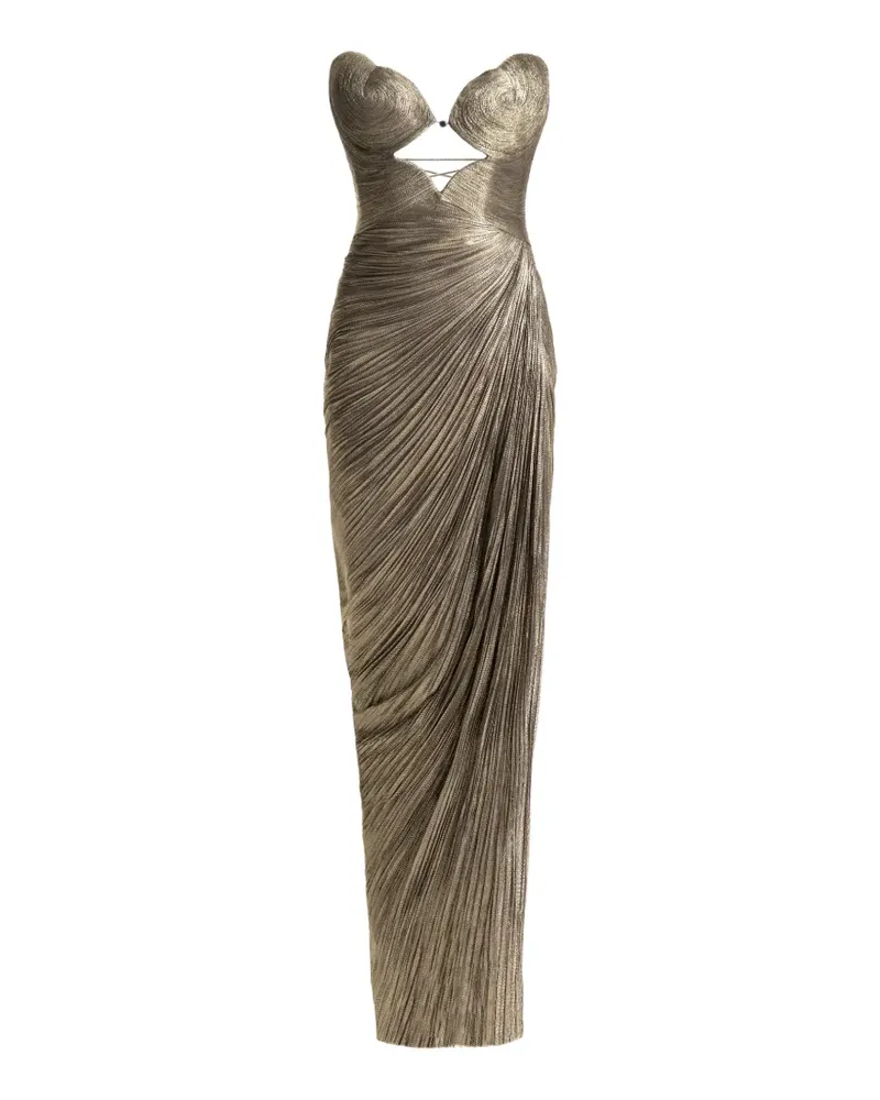 Maria Lucia Hohan Amisha Seidenkleid - Gold Gold