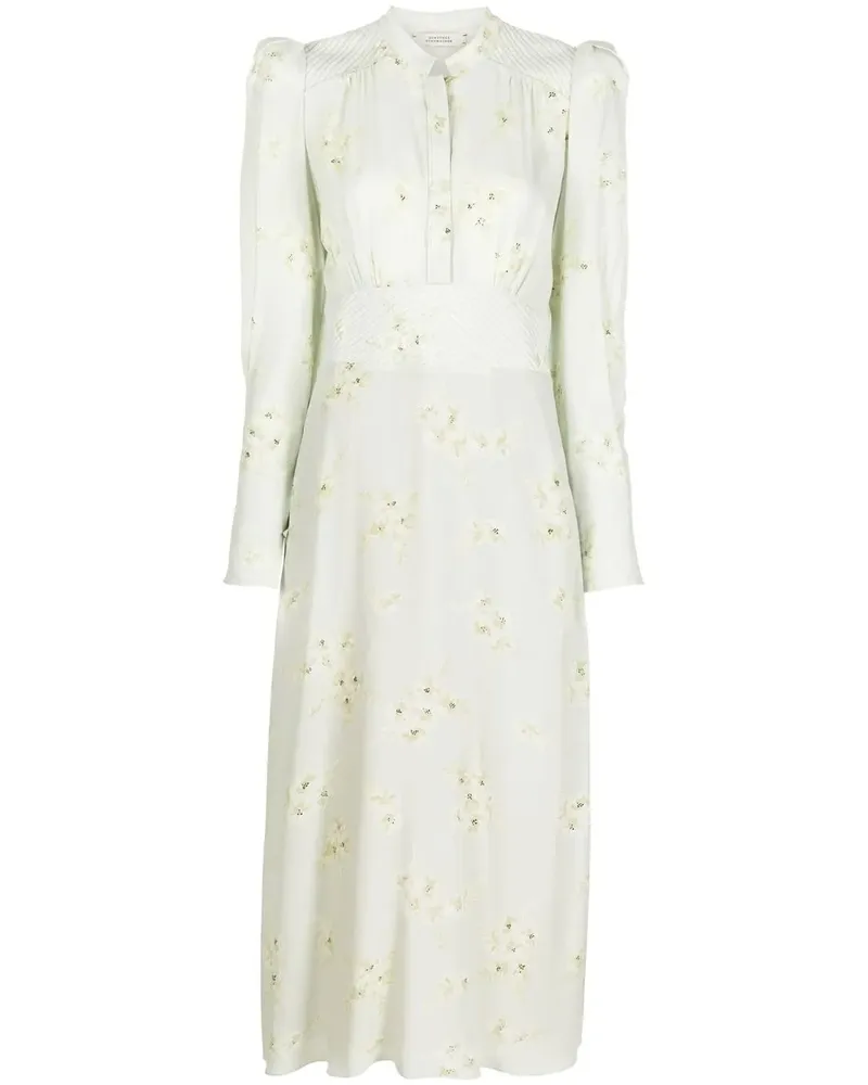 Dorothee Schumacher Maxikleid mit Blumen-Print - Blau Blau