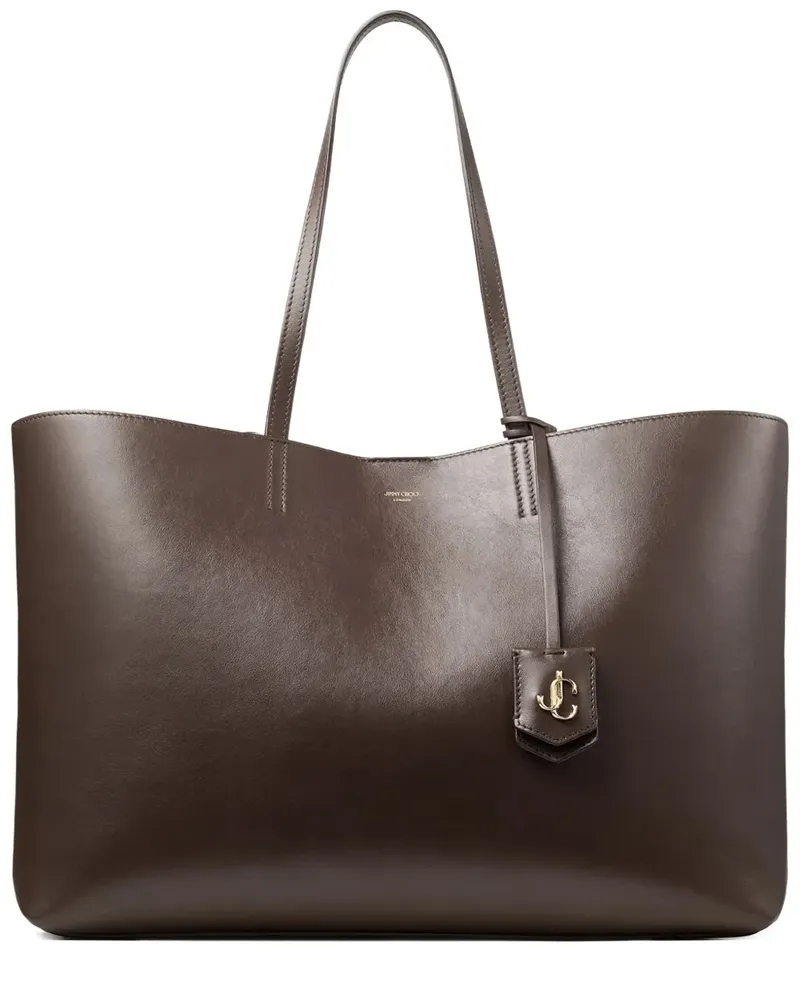 Jimmy Choo Nine2Five East-West Tote Bag - Braun Braun