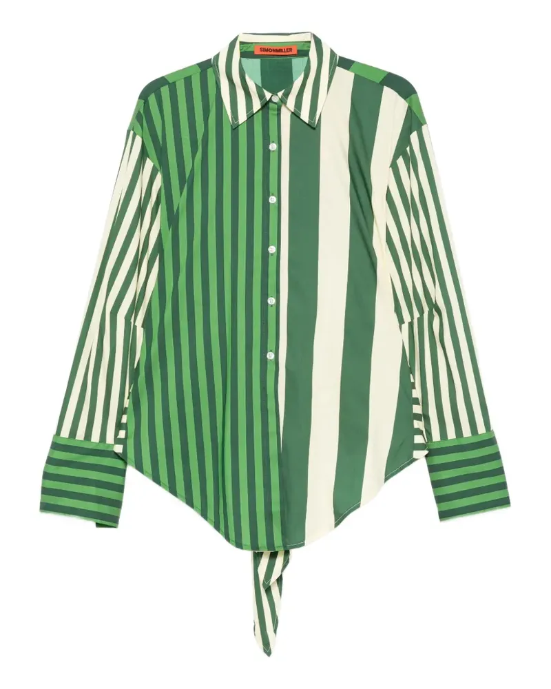 Simon Miller Loch striped button-up shirt - Grün Grün