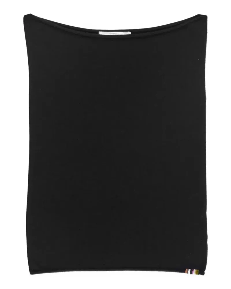 extreme cashmere Breeze boat-neck top - Schwarz Schwarz