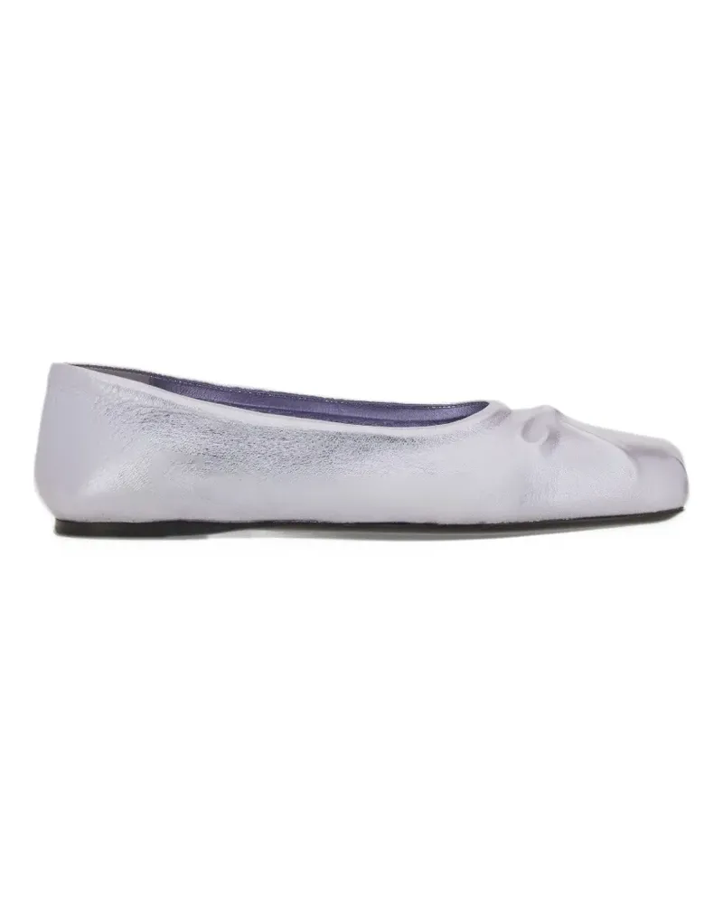 Marni bow-detail ballet flats - Violett Violett
