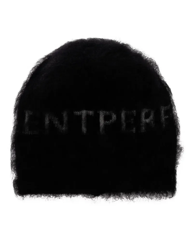 Perfect Moment Beanie aus Mohairgemisch - Schwarz Schwarz