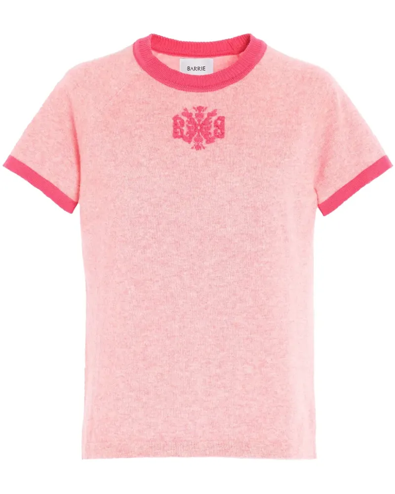 Barrie T-Shirt aus Kaschmir - Rosa Rosa