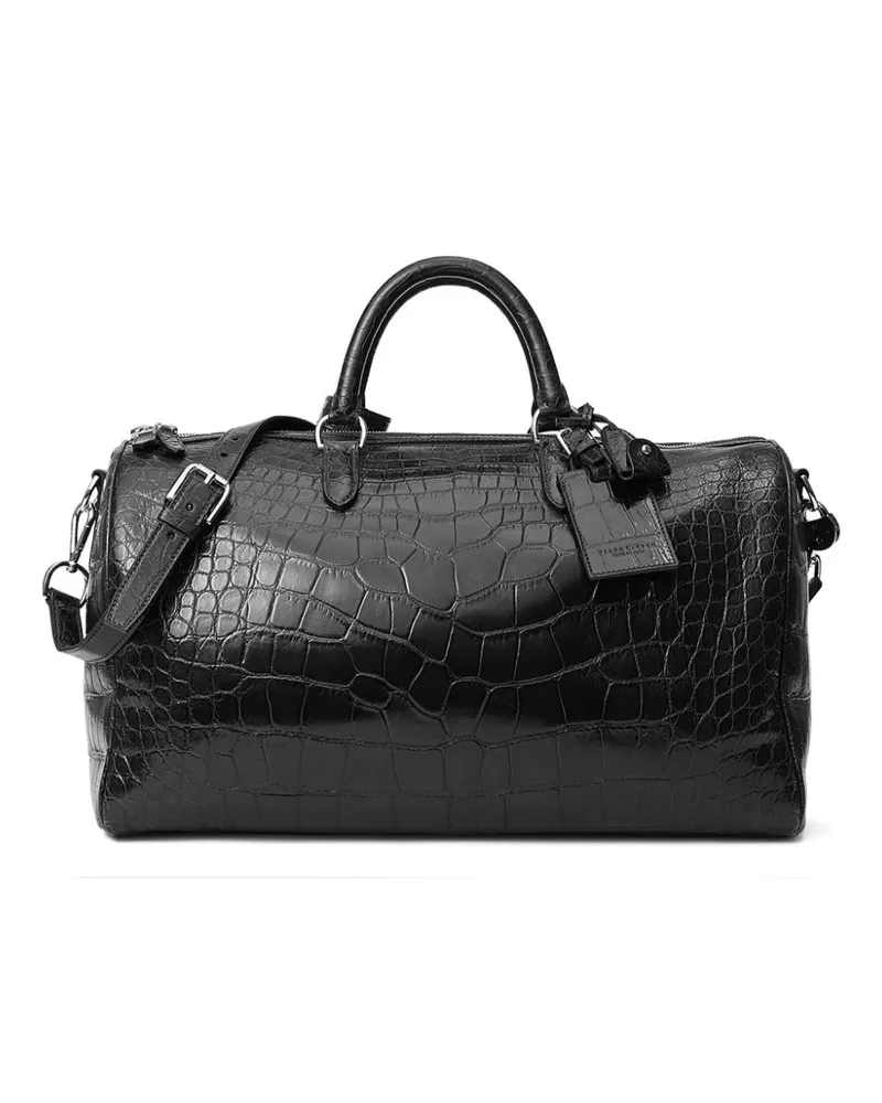Ralph Lauren Reisetasche aus Leder - Schwarz Schwarz