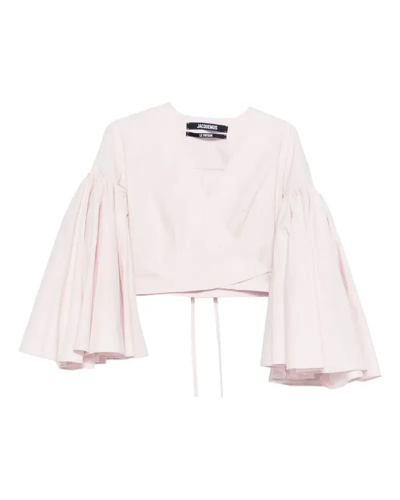 Jacquemus cropped blouse - Rosa Rosa