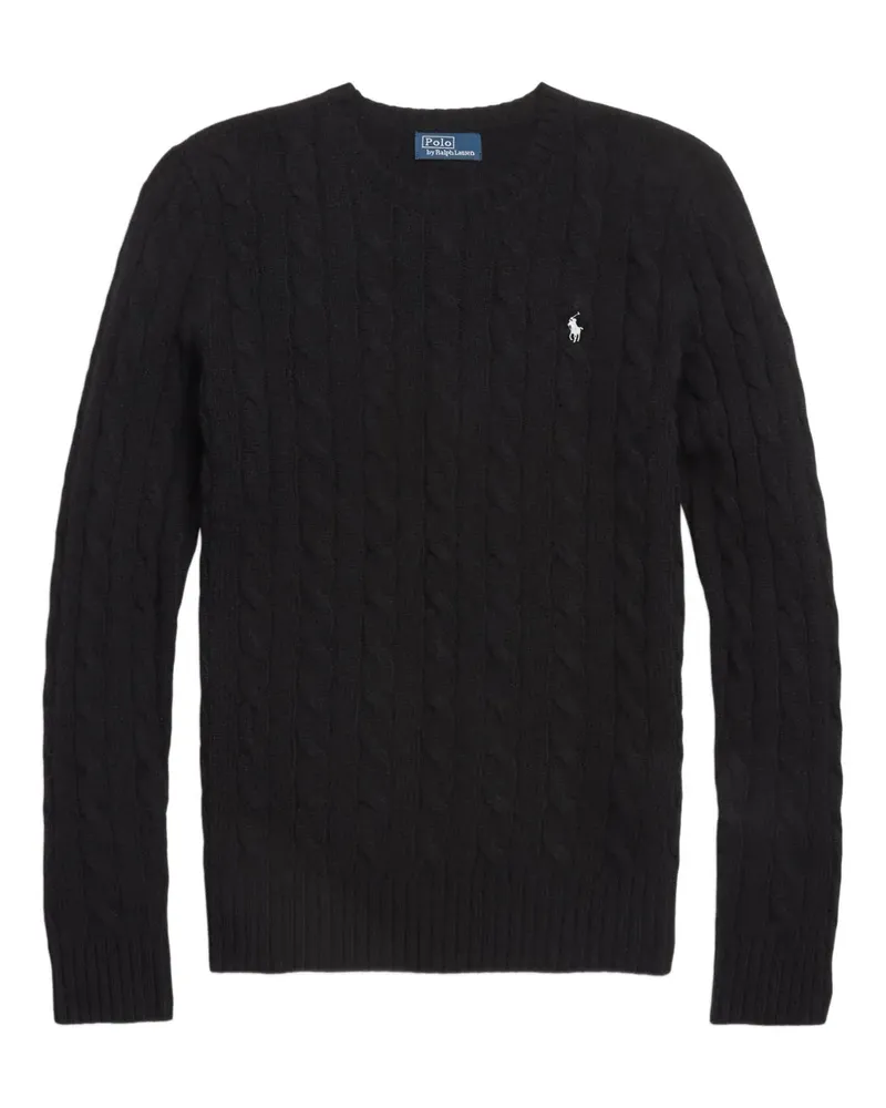 Ralph Lauren Pullover mit Zopfmuster - Schwarz Schwarz