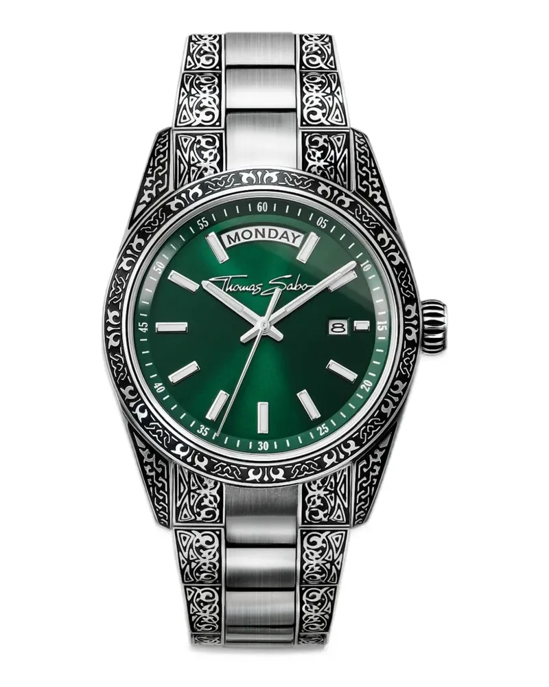 Thomas Sabo Rebel at Heart Revive Armbanduhr 36mm - Grün Grün