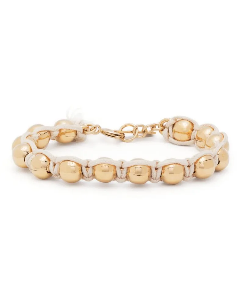 Isabel Marant Bonni Kugelkettenarmband mit Knoten Gold