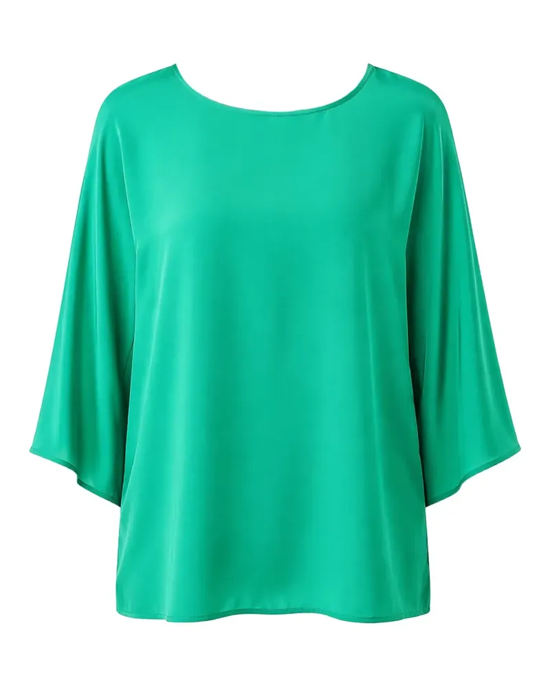 Max Mara Bluse aus Seidenkrepp - Grün Grün