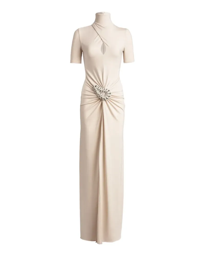 Silvia Tcherassi Cierra Maxikleid mit Cut-Out - Nude Nude