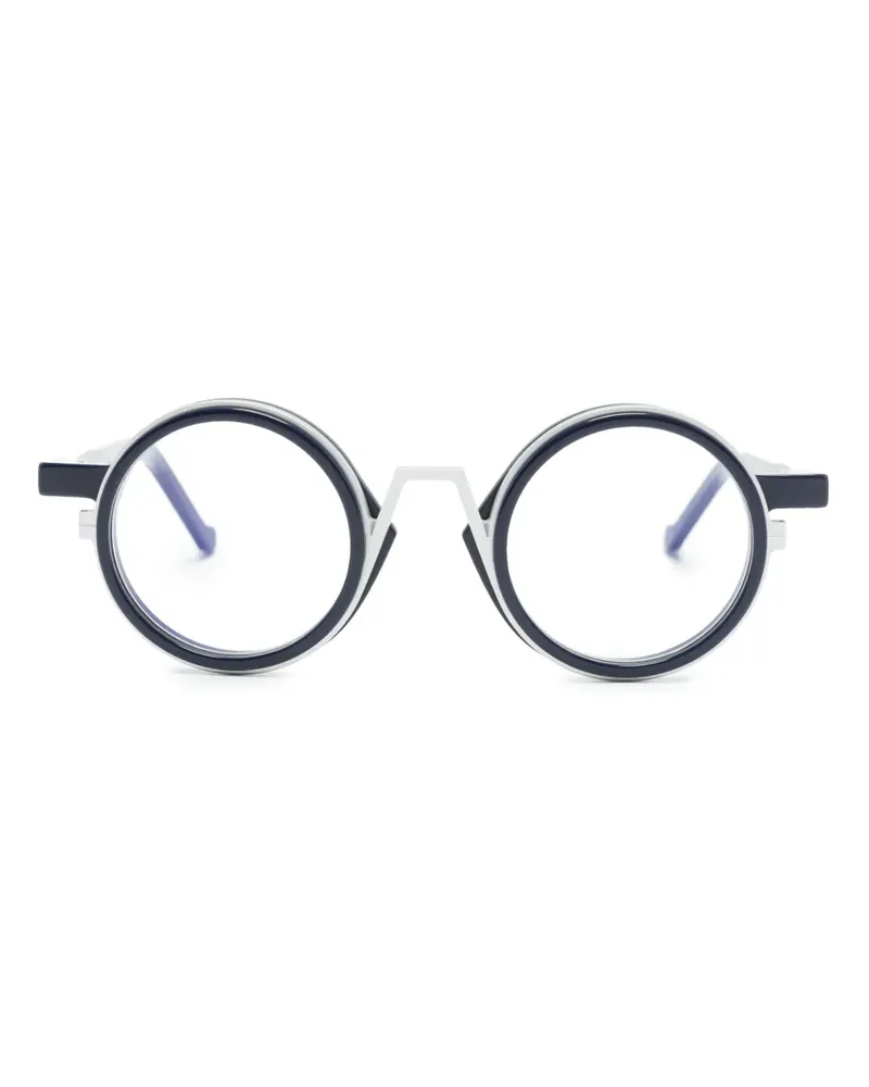 VAVA EYEWEAR WL0045 Brille mit rundem Gestell - Blau Blau
