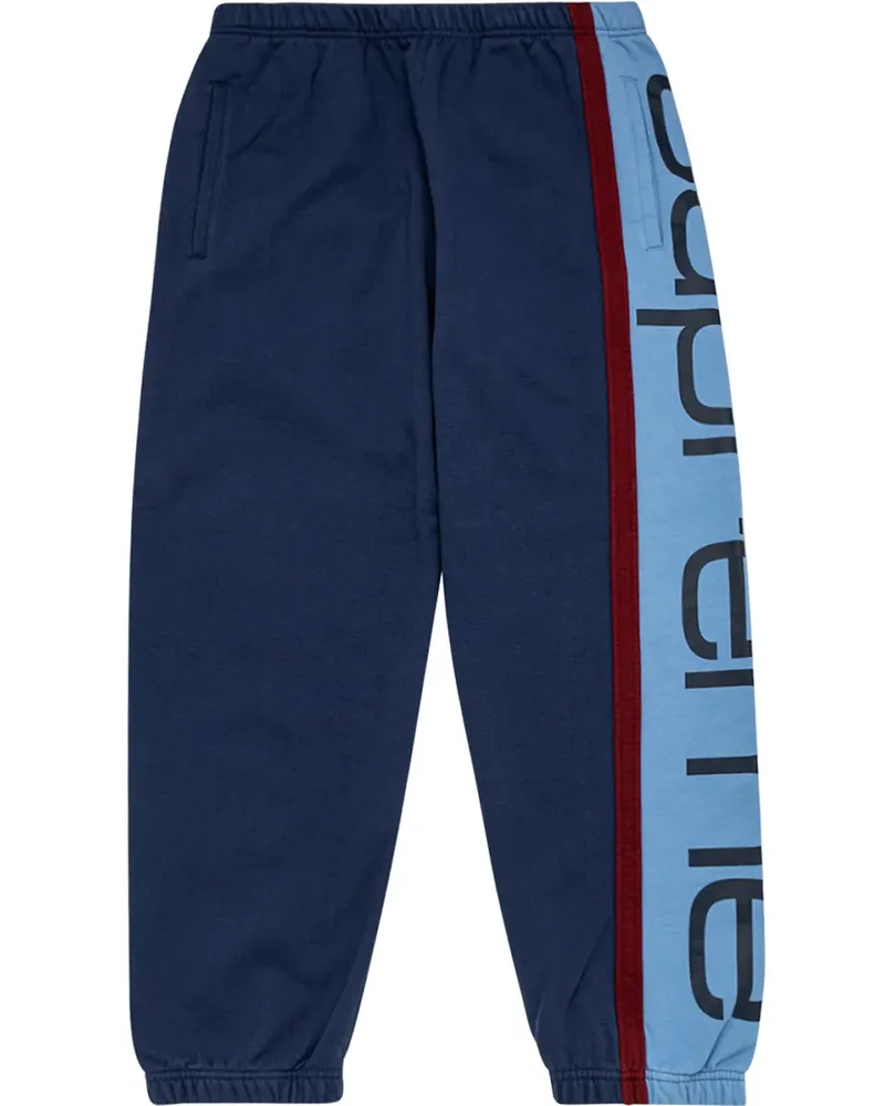 Supreme Being Jogginghose mit Logo-Einsatz - Blau Blau