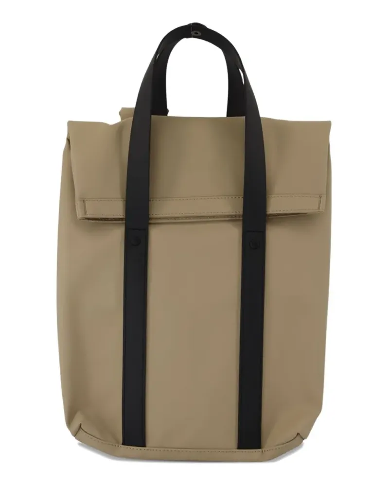 RAINS Rucksack mit Klappentasche - Nude Nude