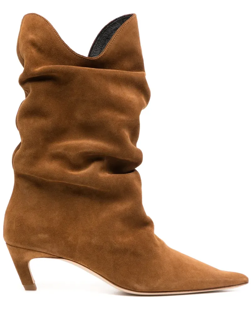 REJINA PYO Slouchy Stiefel 60mm - Braun Braun