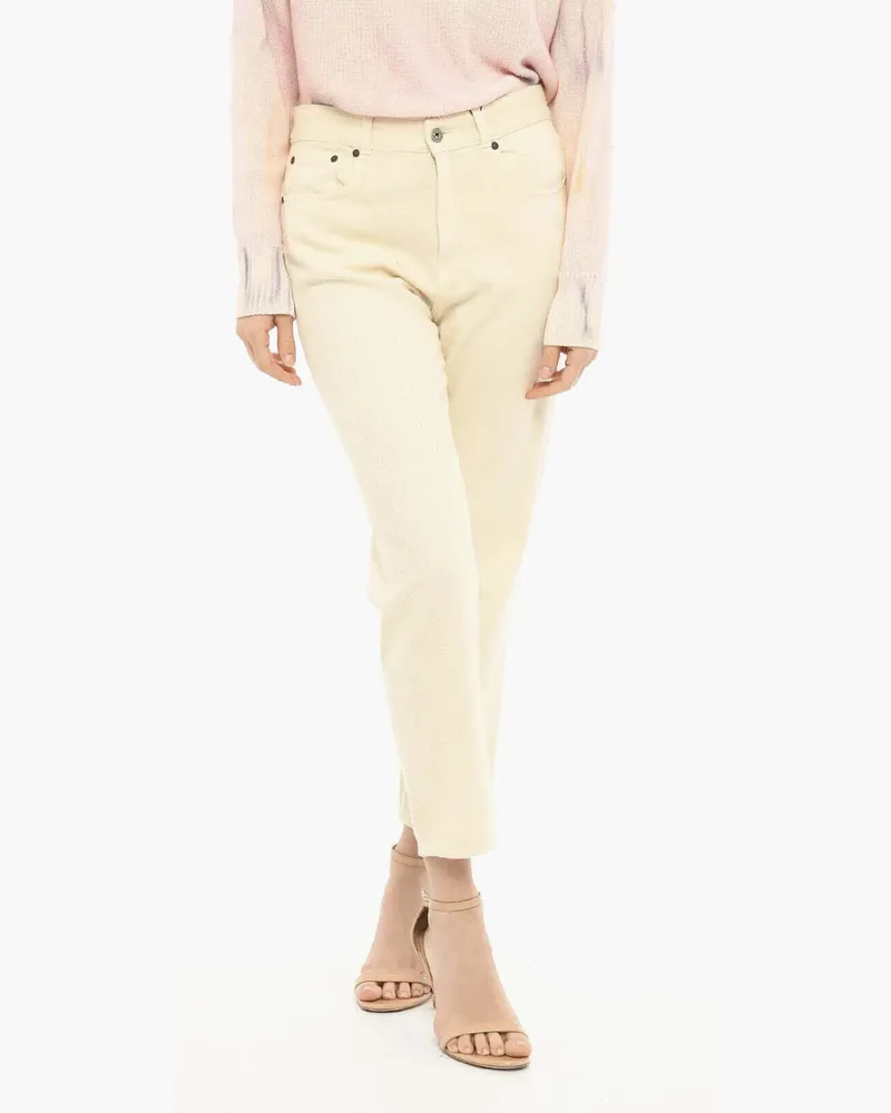 Woolrich Hose im Five-Pocket-Design - Nude Nude
