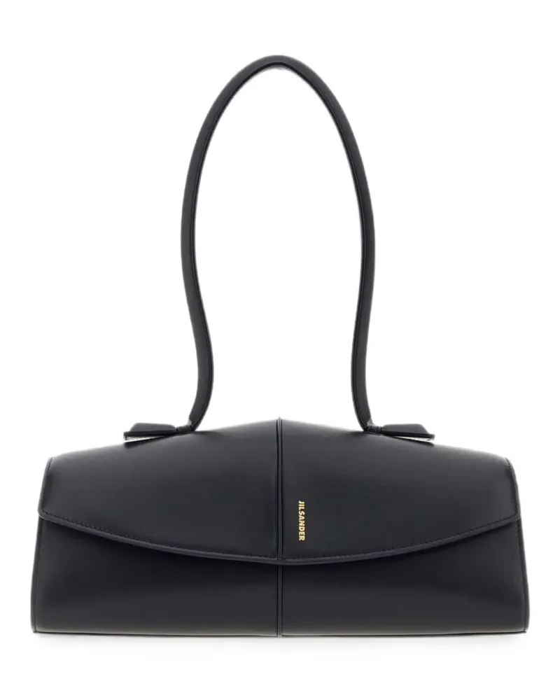 Jil Sander Linea leather shoulder bag - Schwarz Schwarz