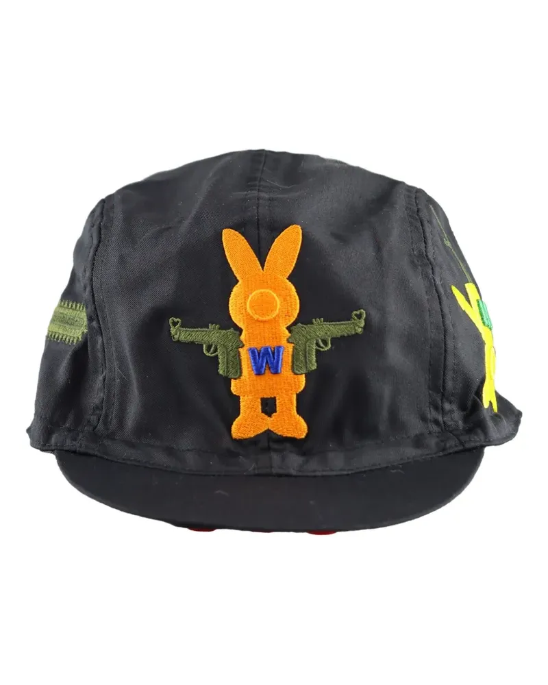 Walter van Beirendonck Toyterror Baseballkappe - Schwarz Schwarz