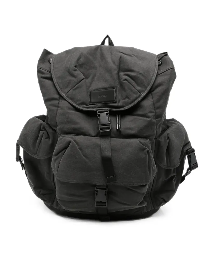 JUUN.J multi-pocket buckle-fastening backpack - Schwarz Schwarz