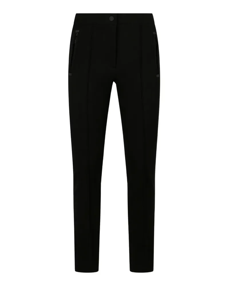 Moncler logo-patch ski pants - Schwarz Schwarz