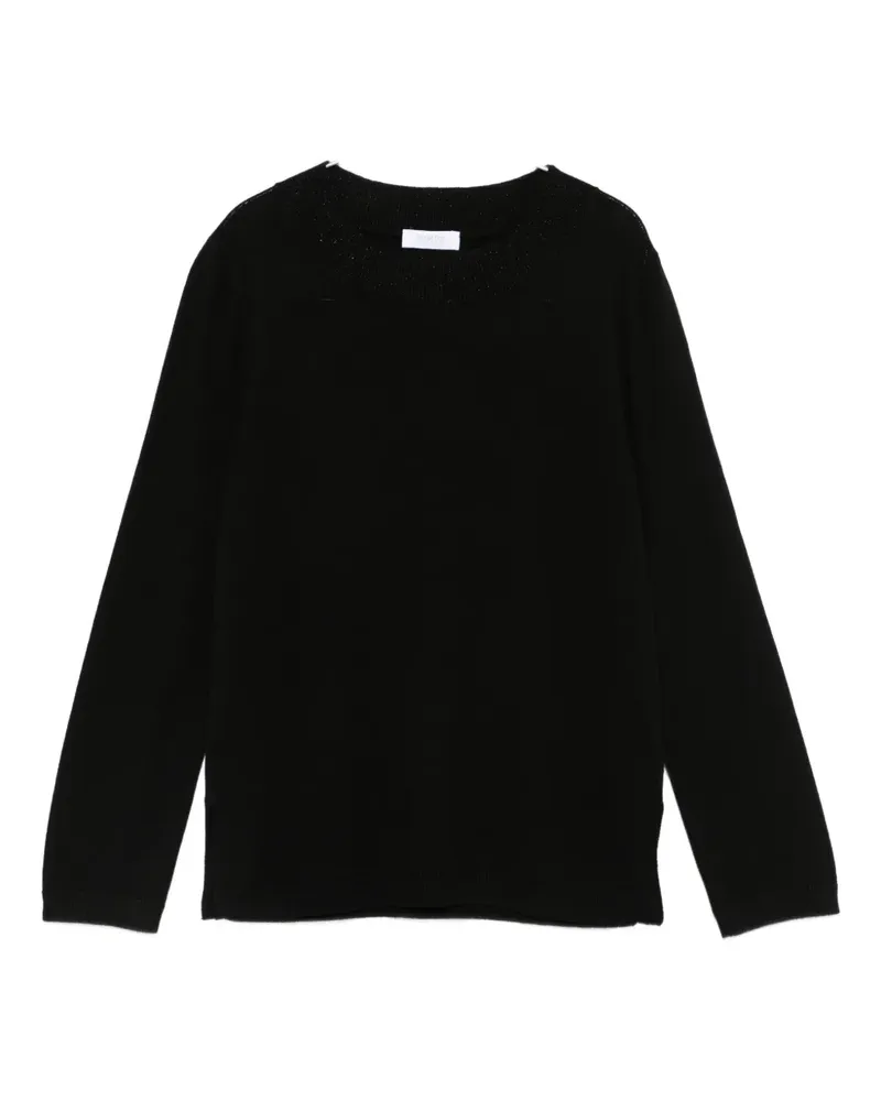 BARBA round-neck ribbed-knit jumper - Schwarz Schwarz