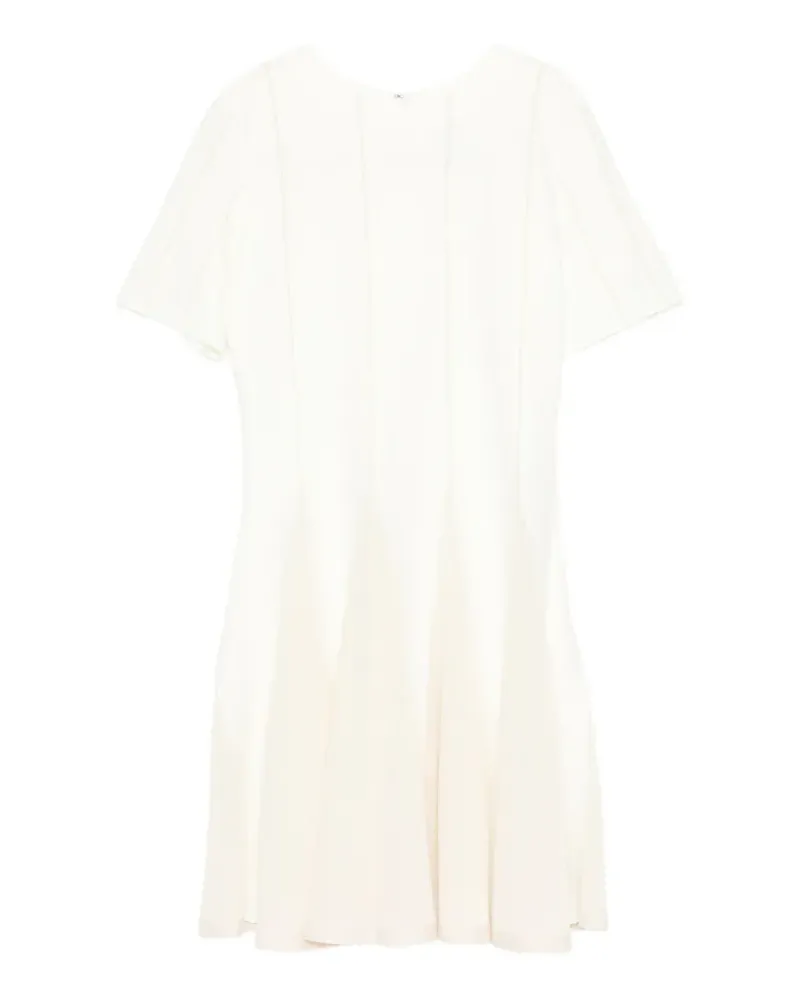 CFCL ribbed-knit panelled dress - Nude Nude