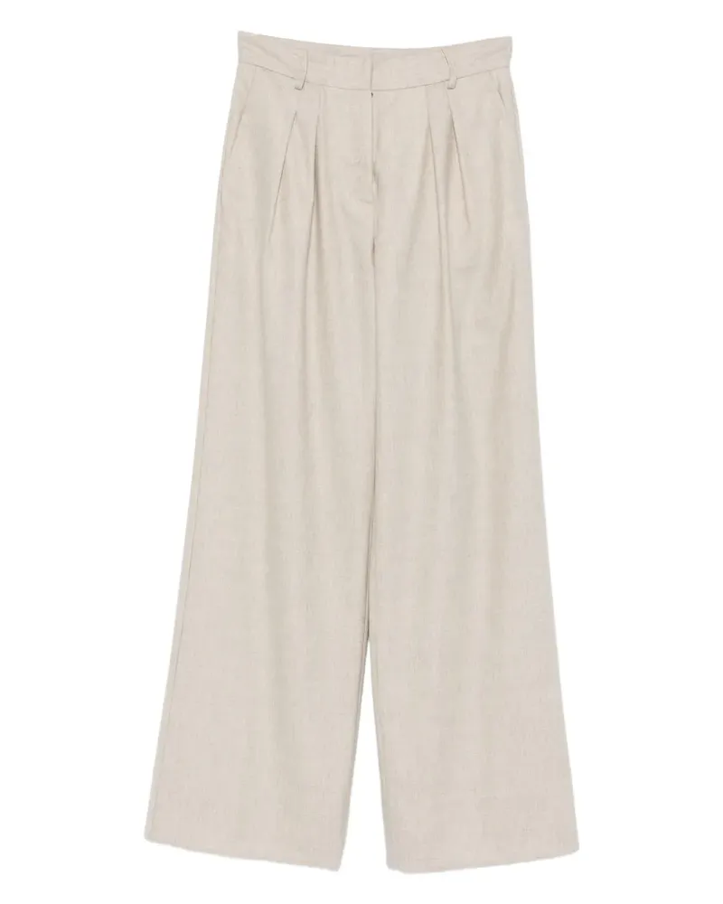Malo pleated trousers - Nude Nude