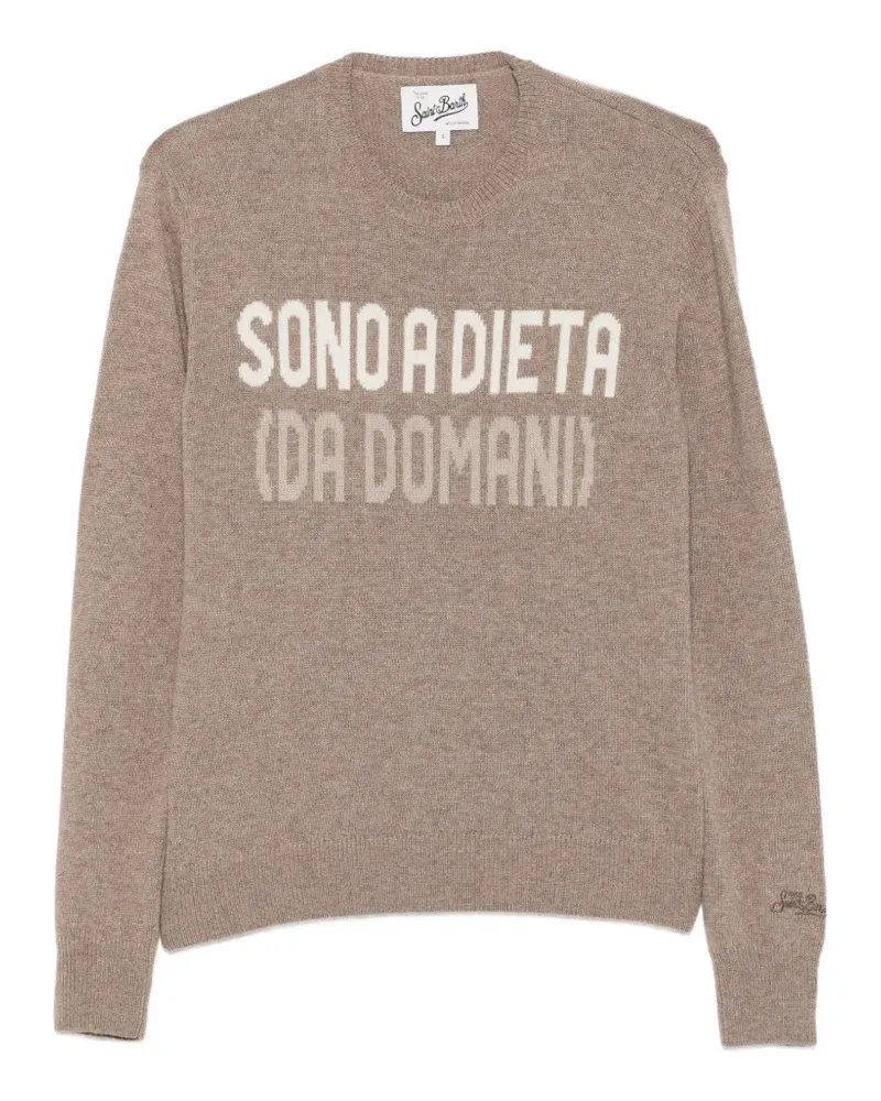 MC2 Saint Barth Klassischer Intarsien-Pullover - Nude Nude
