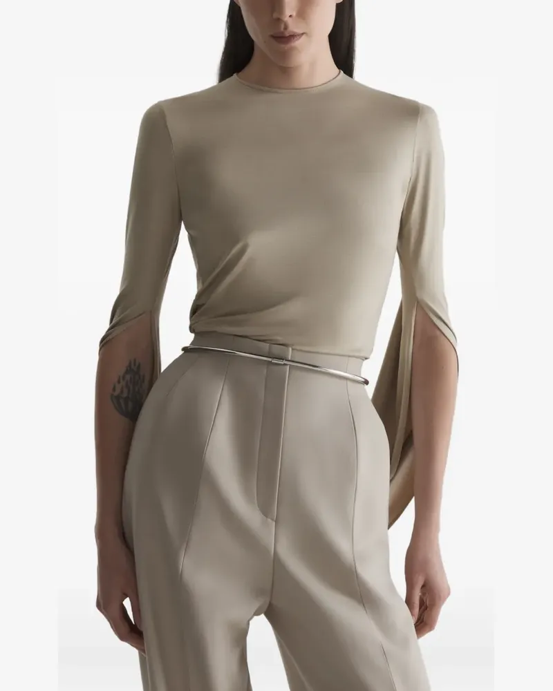 Thierry Mugler Cascade Loop T-shirt - Nude Nude