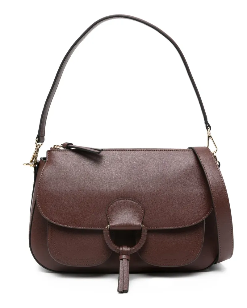Cromia Klassische Schultertasche - Braun Braun