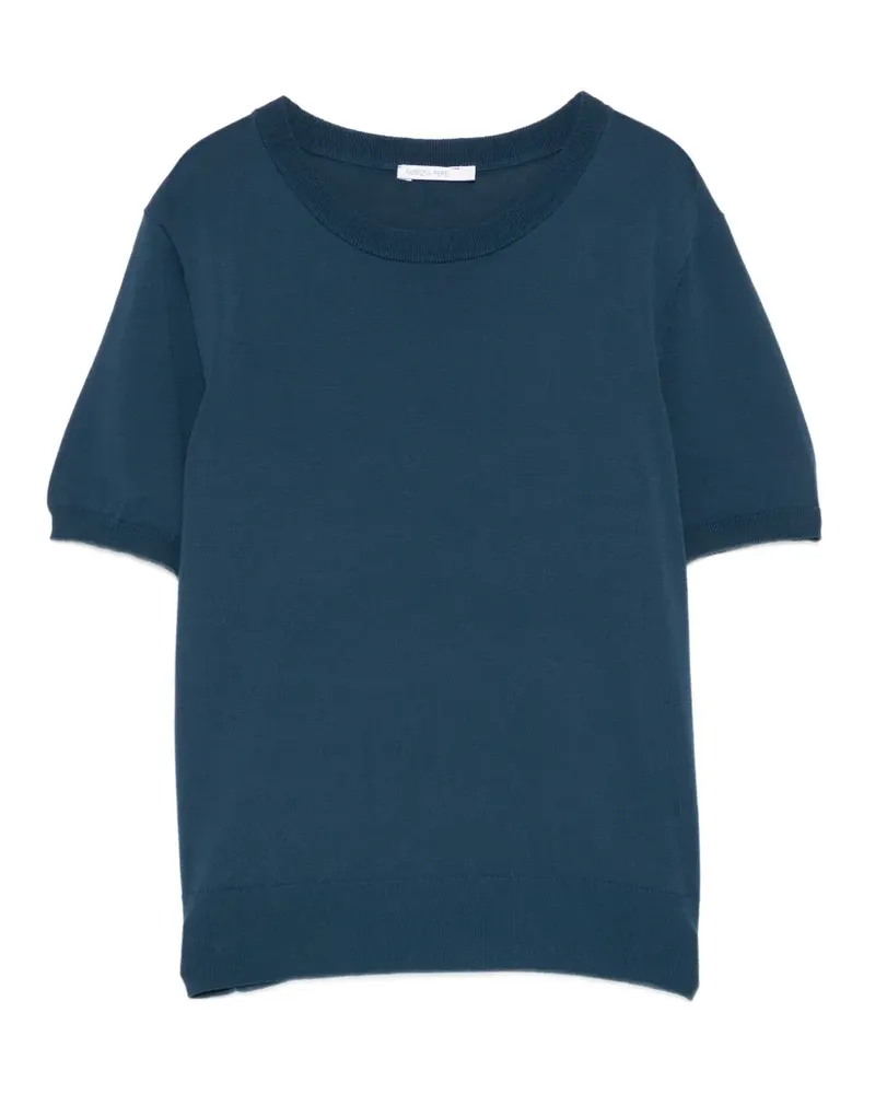 Patrizia Pepe Klassisches T-Shirt - Blau Blau