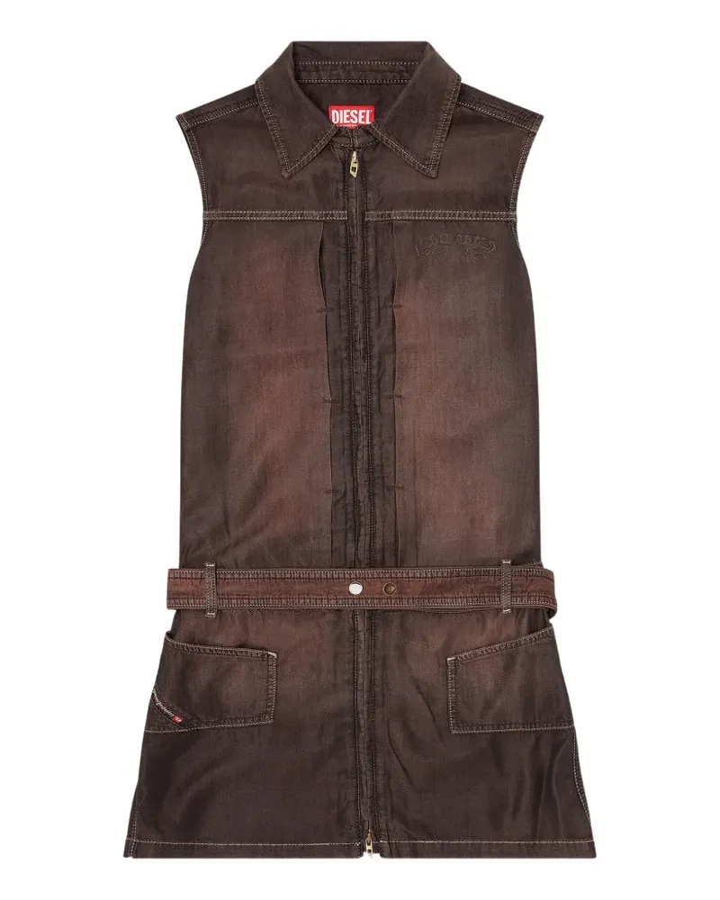 Diesel belted sleeveless dress - Braun Braun