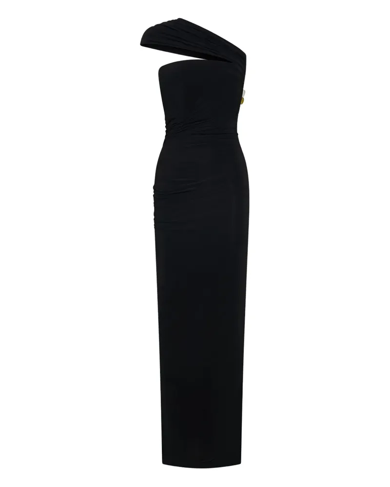 Christopher Esber Drapiertes Beach Glass Maxikleid - Schwarz Schwarz