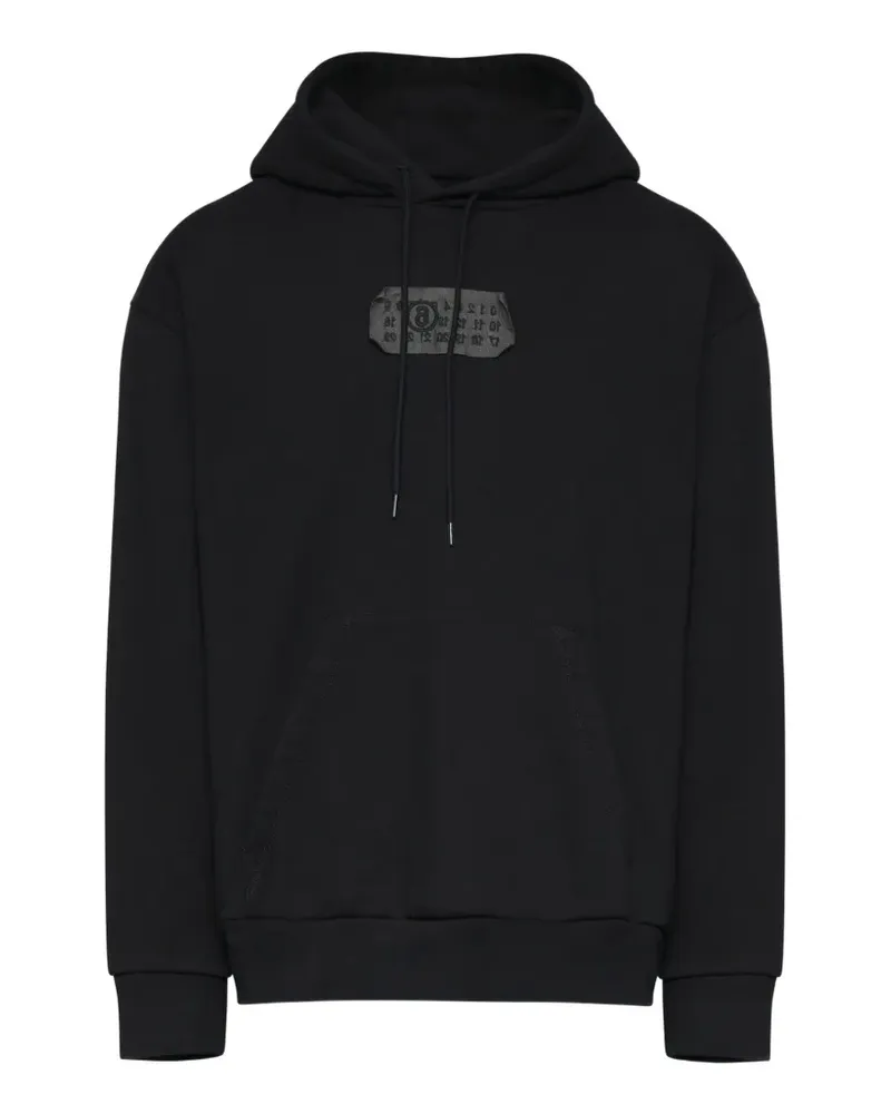 Maison Margiela Langärmeliger Hoodie - Schwarz Schwarz