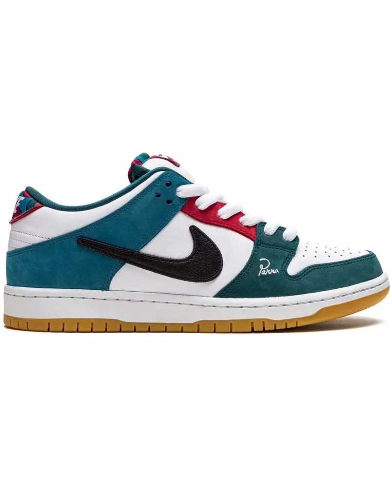 Nike x Parra Dunk SB Low Pro QS Sneakers - Weiß Weiß