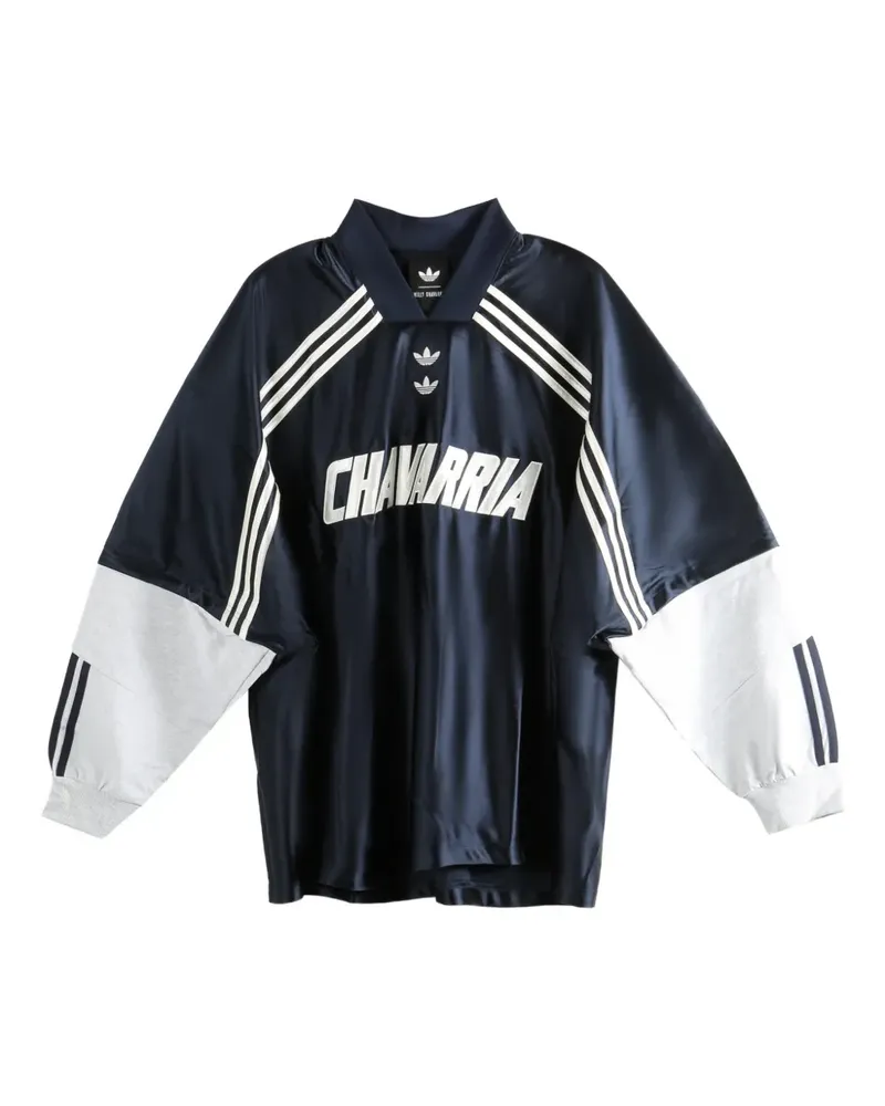 adidas x Willy Chavarria Dazzle Langarmshirt - Blau Blau