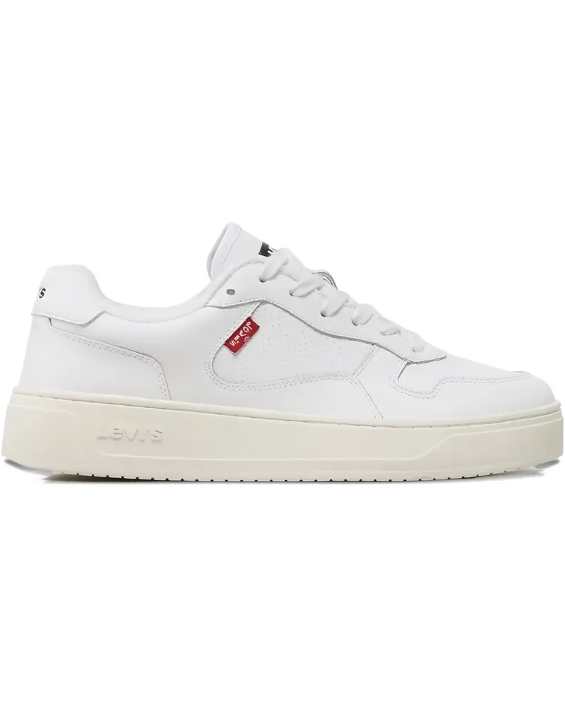 Levi's Glide Sneakers mit perforiertem Einsatz - Weiß Weiß