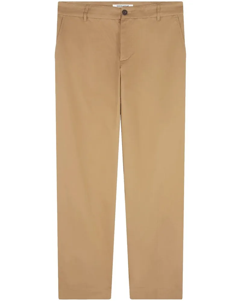 Kitsuné Klassische Hose - Braun Braun